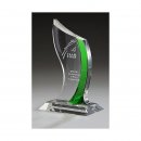 Kristall - Crystal Emerald Potomac Award H=220mm, Preis...