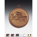 Medaille Auto (MotoCross) mit se  50mm, bronzefarben,...