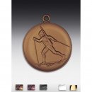Medaille Biathlon mit se  50mm,   bronzefarben, siber-...