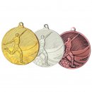 Medaille D=50mm Fuball gold, silber und bronzefarben
