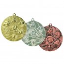 Medaille D=50mm Hundesport gold, silber und bronzefarben