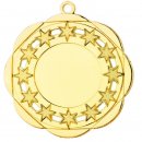 Medaille Karneval D=50mm,  gold, 50 mm ,   Band, Emblem...