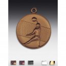 Medaille Volleyball  se  50mm,  bronzefarben, siber-...