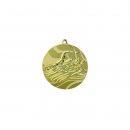 Medaille D=50mm Schwimmen gold