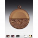 Medaille Schwimmerin Crowl mit se  50mm,  bronzefarben,...