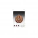 Medaille Waldlufer mit se  50mm,   bronzefarben, siber-...