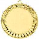Medaille in gold, silber oder bronzefarben, Emblem, Band...