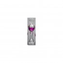 Pokal Amaya Silber Violett H=393 mm D=100 mm