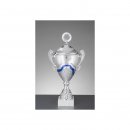 Pokal Phililla Silber-Blau H=631mm D=220 mm