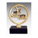 Ringstnder-Metall 125mm  Kaninchen Bronze, silber oder...