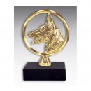 Ringstnder-Metall 125mm Schferhund Bronze, silber oder...