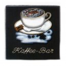 Hinweisschild 10x10 cm Kaffee-Bar