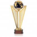 Trophy Globus mit feinen Keramik, emaillierten Fahnen und...