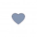 Trschild Herz 24 x 21 cm blau