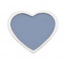 Trschild Herz in Blau 210x180mm