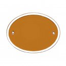 Klassik Oval 11,5 x 8,5 cm orange