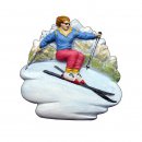 Trschildmotiv Ski