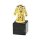 Figur Martial Arts goldfarbig auf Stnder Brssel h=180mm inkl. Wunschgravur