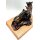 Figur Wildschein 29x21cm auf Eichenholzsockel  incl. einer Gravur