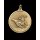 Jagdmedaille Birkhahn bronzefarben 40mm  mit se und Ring