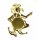 Karnevalsorden Gold 7,0cm Emblem 25mm nach ihrer Vorlage