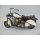 Motorrad mit Beiwagen Oldtimer Nostlgie / Deko Blechmodel L.36xH.20xB.19cm  Retro