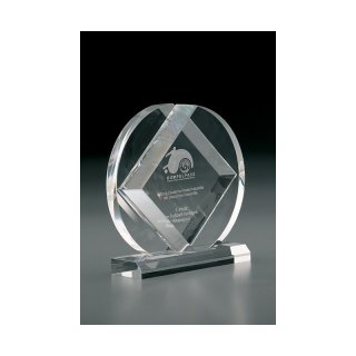 Acryl Trophe Rhomb Award H=210mm inkl. Wunschgravur