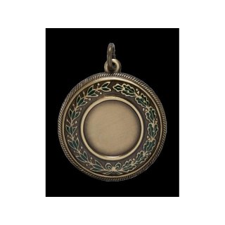 Anhnger ohne Auflage 36 mm, bronzefarbig mit se und Ring