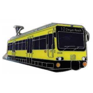Anstecker / Pin Straenbahn Stuttgart Zacke ge*