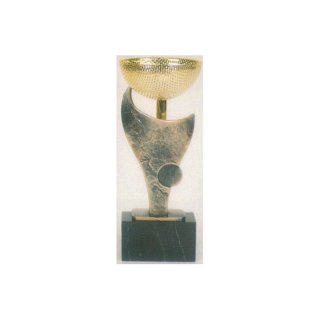 Award-Cup H=240mm auf Holzsackel, Gravur im Preis enthalten.