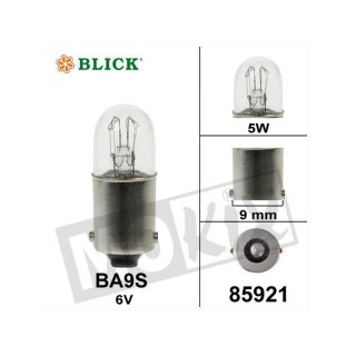 BIRNE / LAMPE BA9S   6V 5W BLICK (1)