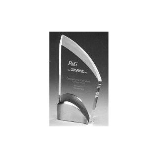 Costed Crytal Ware Award 220mm, Preis ist incl.Text & Logogravur, keine weiteren Kosten