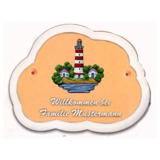 Decoramic Wolkentraum 624 Toskana, Motiv Leuchtturm Westerhever