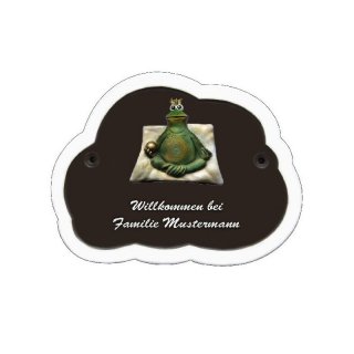 Decoramic Wolkentraum Braun, Motiv Frosch