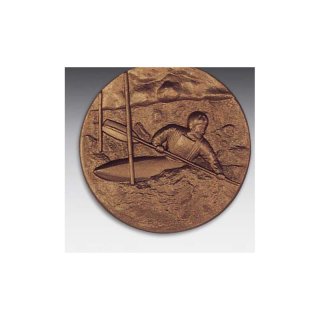 Emblem D=50mm Dobermann, bronzefarben in Kunststoff fr Pokale und Medaillen