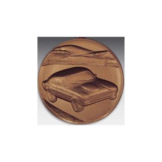 Emblem D=50mm Ford - Capri, bronzefarben in Kunststoff fr Pokale und Medaillen