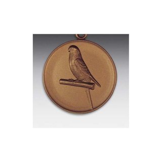 Emblem D=50mm Grosittich, bronzefarben in Kunststoff fr Pokale und Medaillen