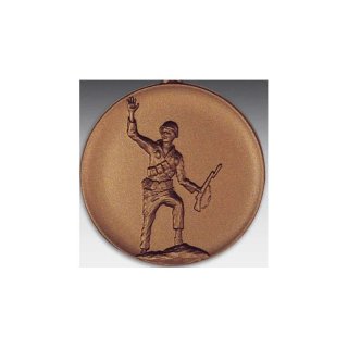 Emblem D=50mm Infantrist, bronzefarben in Kunststoff fr Pokale und Medaillen