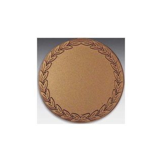 Emblem D=50mm Neutral, bronzefarben in Kunststoff fr Pokale und Medaillen