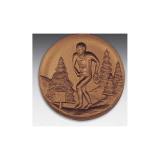 Emblem D=50mm Orientierungslauf, bronzefarben in Kunststoff fr Pokale und Medaillen
