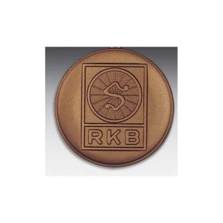 Emblem D=50mm RKB, bronzefarben in Kunststoff fr Pokale und Medaillen