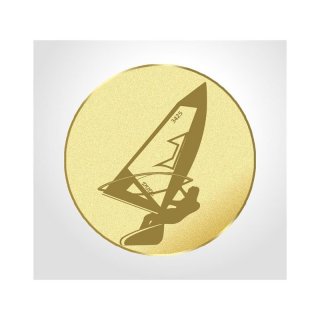 Emblem D=50mm Surfen, goldfarbig