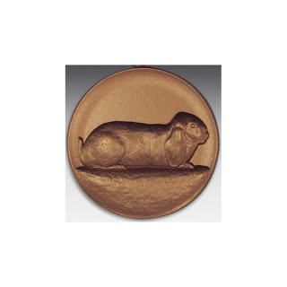 Emblem D=50mm Widder dt., bronzefarben in Kunststoff fr Pokale und Medaillen
