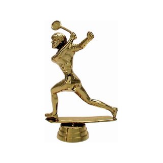Figur Squash Damen gold 114mm