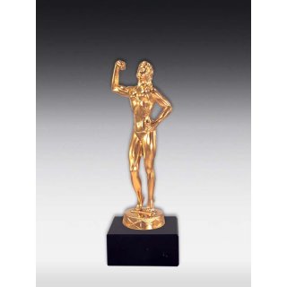 Figur Bodybuilderin Bronze, Glanz-Gold, Glanz-Silber oder  Versilbert-geschwrzt ca. 15cm