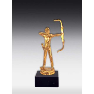 Figur Bogenschtze Bronze, Glanz-Gold, Glanz-Silber oder  Versilbert-geschwrzt ca. 15cm