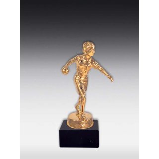 Figur Bowling Frau - Bowlerin Bronze, Glanz-Gold, Glanz-Silber oder  Versilbert-geschwrzt ca. 15cm