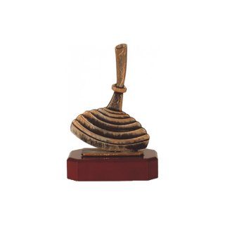 Figur Pokal Trophe Golf Langdrive auf Mahagoni Lok Holzsockel, incl einer Textgravur