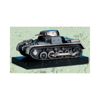 Figur Deutscher Panzer vergoldet 7X8cm
