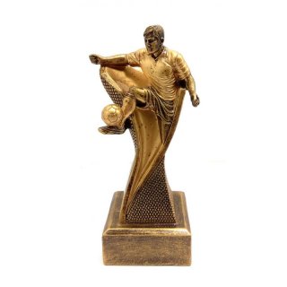 Figur Fuball - Spieler bronzefarben 145mm inkl. Gravur